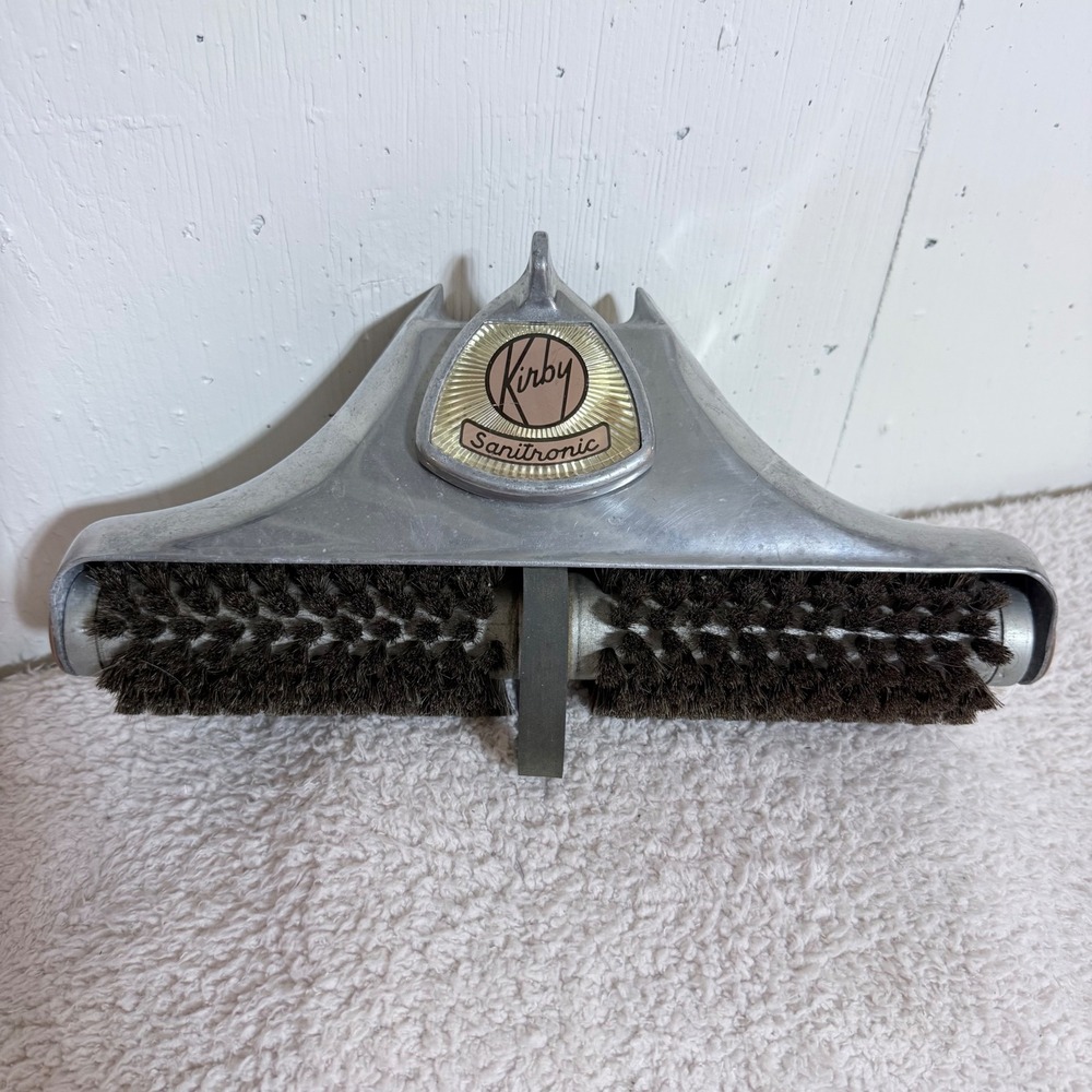 Vintage Kirby Sanitronic Vacuum Head Attachment Aluminum Brush Roll Part